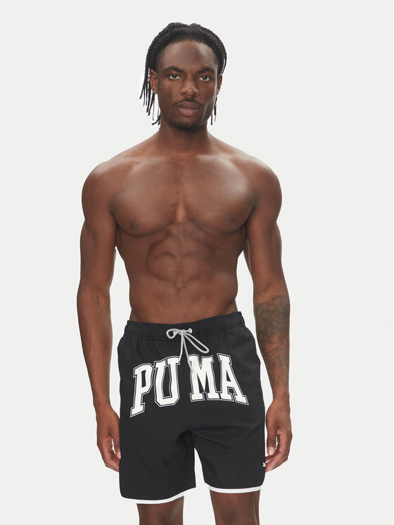Puma Puma Szorty kąpielowe 938845 Czarny Regular Fit