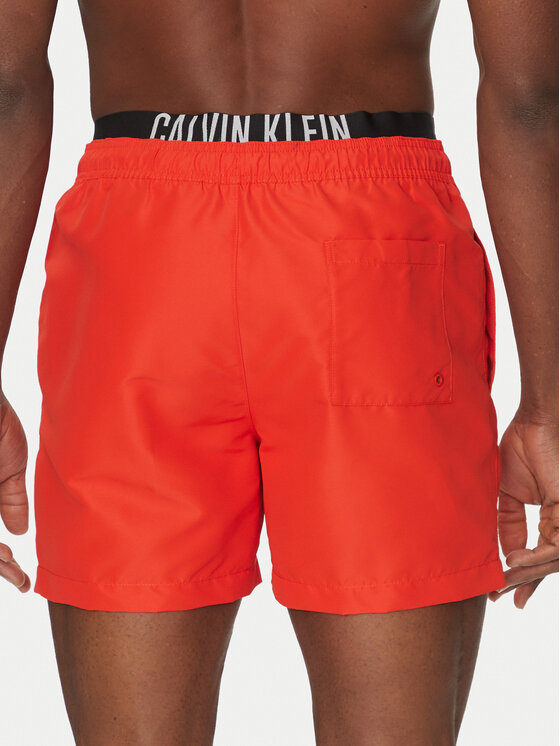 Calvin Klein Swimwear Calvin Klein Swimwear Szorty kąpielowe KM0KM01093 Czerwony Regular Fit