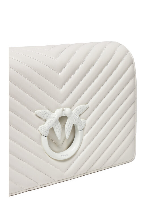 PINKO Pinko Borsetta Love Click Classic 100063 A0VM Z15B Bianco