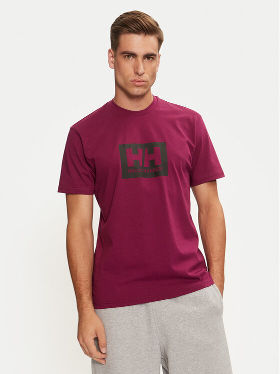 Helly Hansen T-shirt HH Box 53285 Ljubičasta Regular Fit