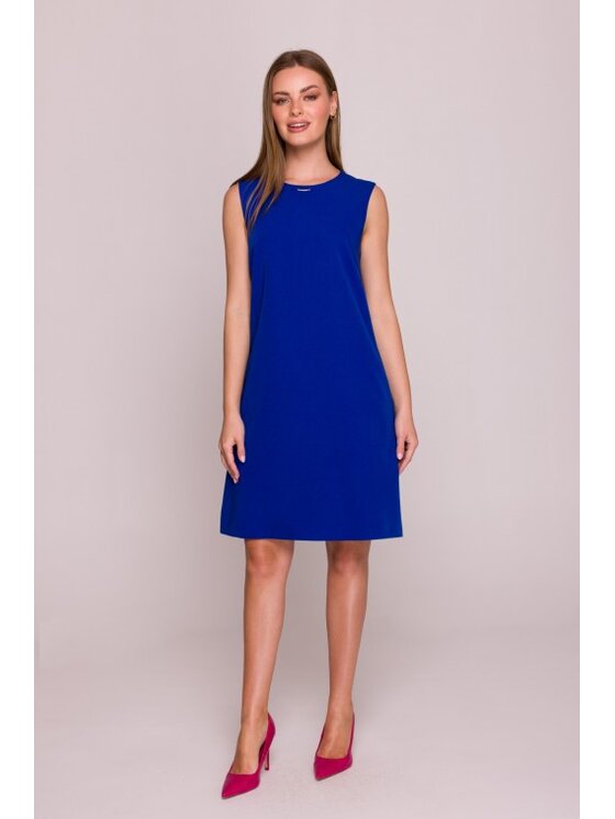 Stylove Stylove Sukienka codzienna S408 Niebieski A-Line Fit