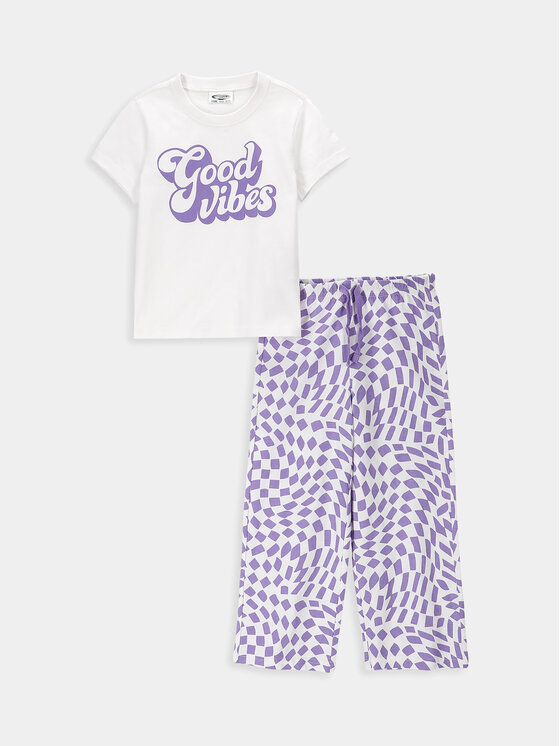 Coccodrillo Coccodrillo Piżama WC4448221PJS Fioletowy Regular Fit