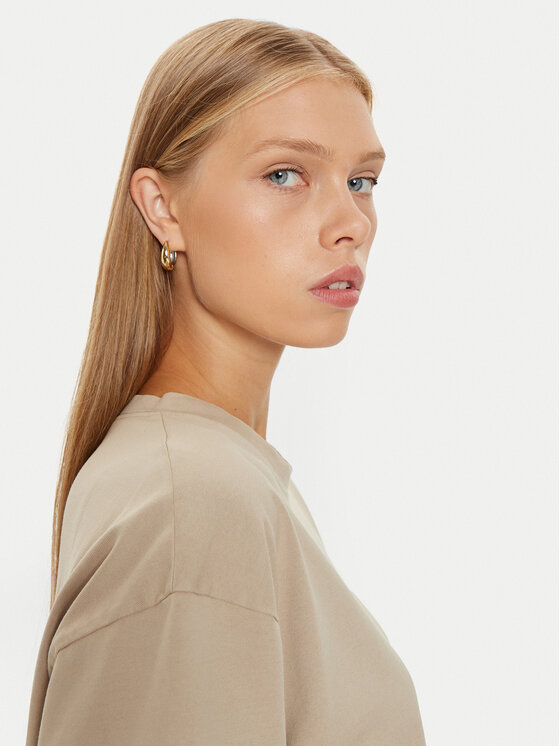 Marella Marella T-shirt Riserva 2423976024 Grigio Relaxed Fit