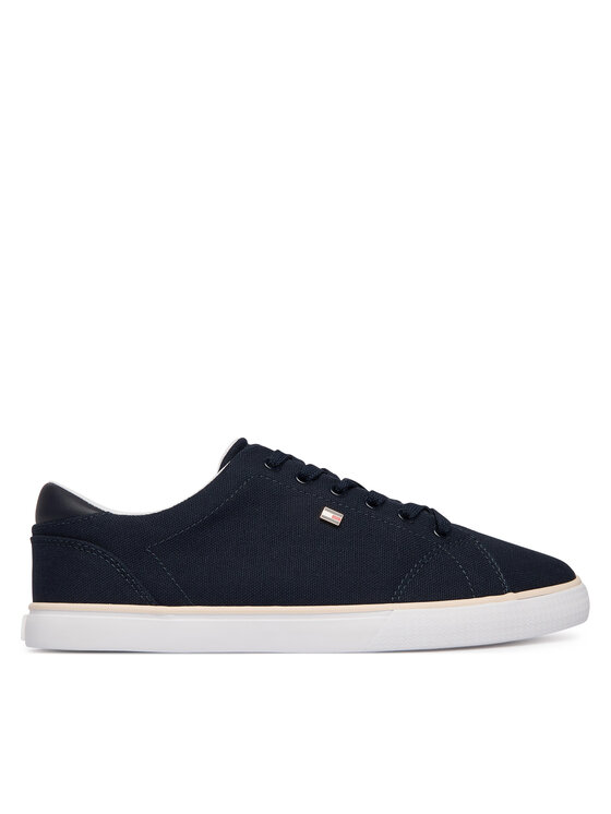 Tommy Hilfiger Tommy Hilfiger Sneakersy Th Low Profile Vulc Canvas FW0FW09102 Tmavomodrá