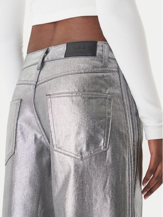 adidas adidas Jeans Firebird KD2922 Silberfarben Loose Fit