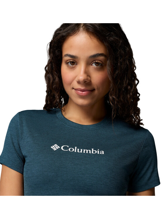 Columbia Columbia T-Shirt 210369 Niebieski Regular Fit