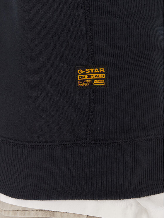 G-Star Raw G-Star Raw Majica dugih rukava Premium Core D16121-C235 Tamnoplava Regular Fit