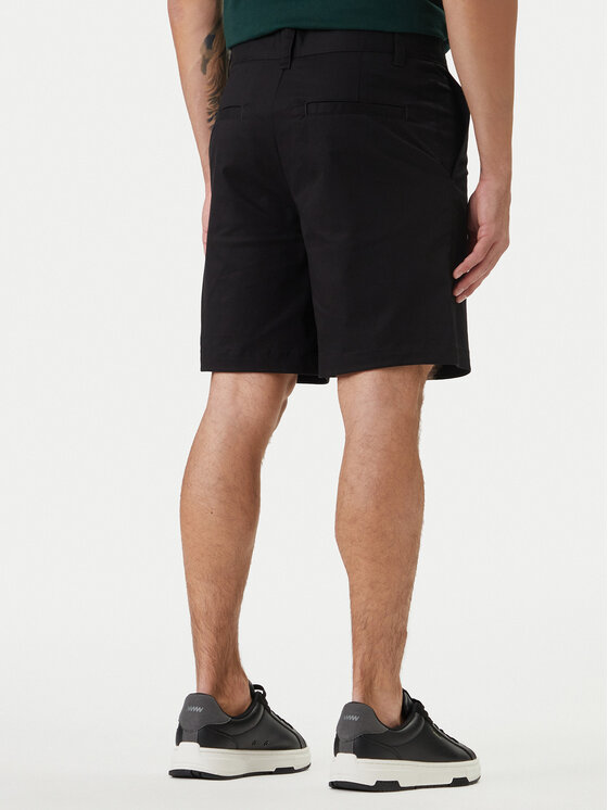 HUGO HUGO Szövet rövidnadrág Genar261S 50567293 Fekete Slim Fit