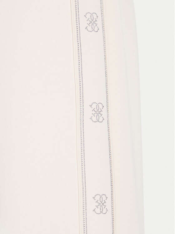 Guess Guess Teplákové kalhoty V5BB12 KCX22 Světle béžová Wide Leg