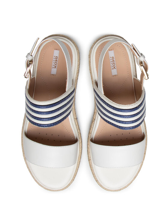 Geox Geox Espadryle D S. Leelu'e D02GFE 04311 C0006 Biały