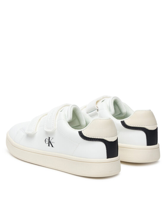 Calvin Klein Calvin Klein Sneakersy Low Cut Velcro Sneaker V1X9-83440-1355 S Biela