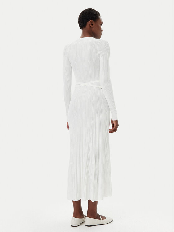 IVY OAK IVY OAK Rochie tricotată Kloe IO113135 Écru Regular Fit