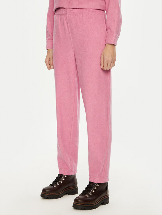 American Vintage Pantaloni da tuta Vylow VYL10AH24 Rosa Loose Fit, taglia : M