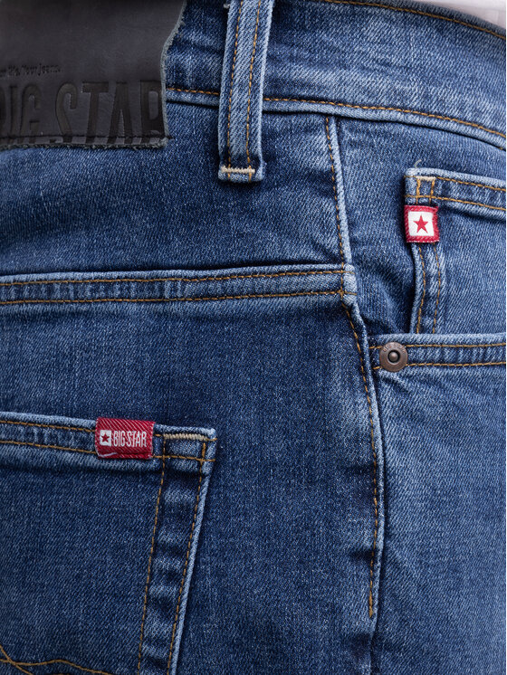 BIG STAR BIG STAR Jeansy MARTIN Granatowy Slim Fit