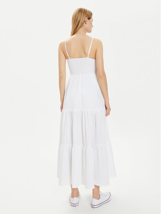 Brave Soul Brave Soul Ljetna haljina LDRW-659MIAWH Bijela Straight Fit