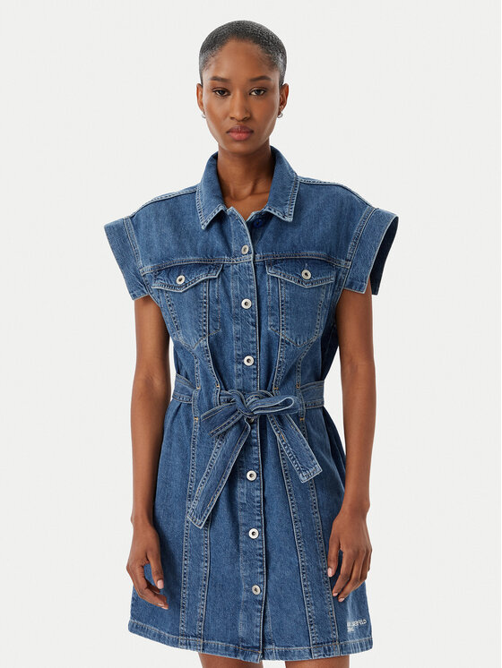 Karl Lagerfeld Jeans Karl Lagerfeld Jeans Teksakleit B2W13054 Sinine Regular Fit