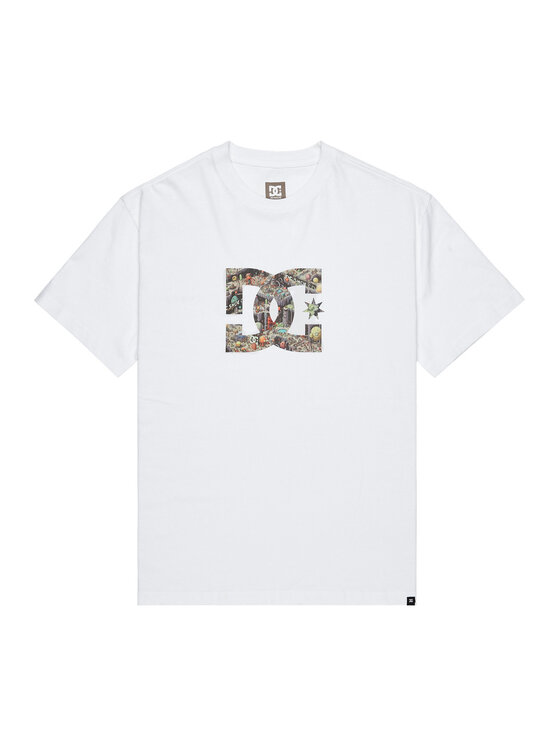 DC Shoes DC Shoes T-shirt Star Filled EDYZT04348 Bianco Regular Fit
