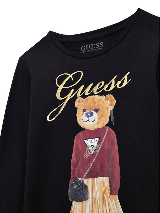 Guess Guess Bluza J5BI16 J1314 Črna Regular Fit