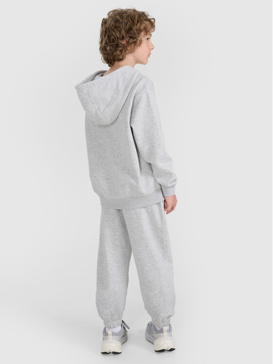 4F 4F Spodnie dresowe BASIC+ Szary Oversize