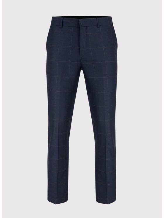 Pako Lorente Pako Lorente Garnitur P22WF-4G-001 Granatowy Slim Fit