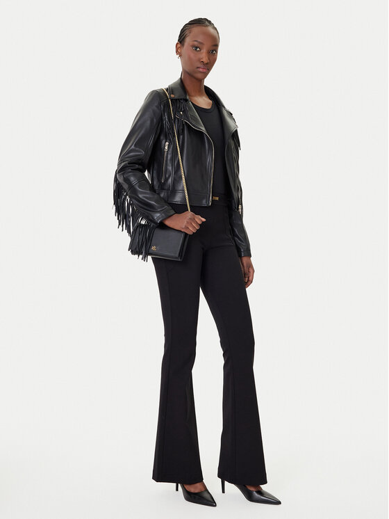 Rinascimento Rinascimento Giacca in similpelle CFC0124662003 Nero Regular Fit