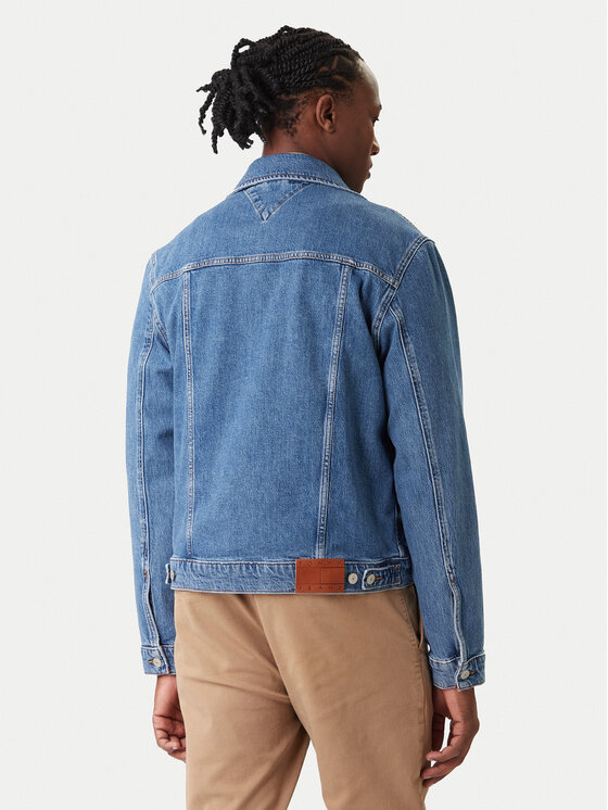 Tommy Jeans Tommy Jeans Džinsinė striukė DM0DM22635 Mėlyna Regular Fit