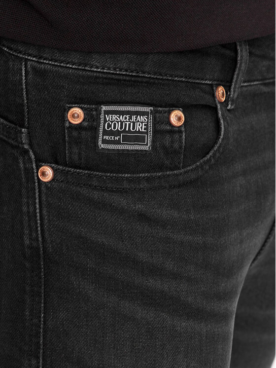 Versace Jeans Couture Versace Jeans Couture Jeans hlače 75GAB5D0 Črna Skinny Fit