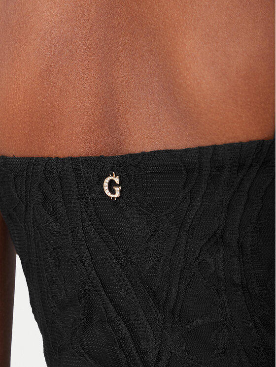 Guess Guess Abendkleid W6YK12 K4359 Schwarz Slim Fit