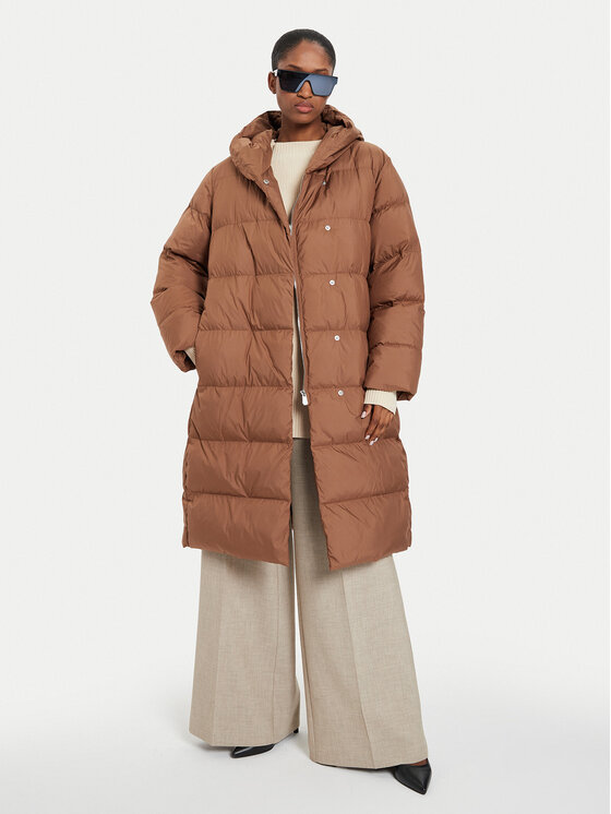 PINKO PINKO Žieminė striukė Collirio 103828 A11M Ruda Regular Fit