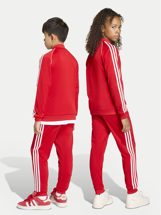 adidas adidas Pantaloni da tuta adicolor SST KE2861 Rosso Regular Fit