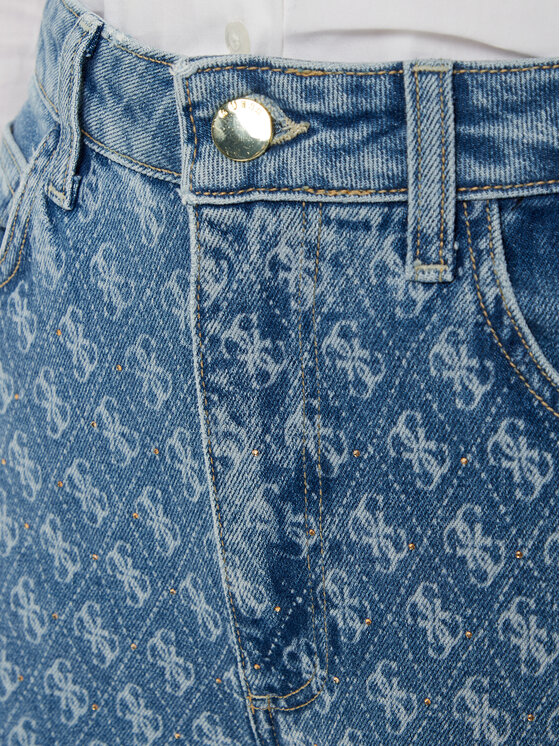 Guess Guess Džínsy W4BA21 D5HQ2 Modrá Regular Fit