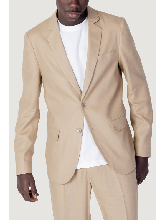 Antony Morato Antony Morato Σακάκι GIACCA ZELDA SLIM FIT IN TESSUTO Μπεζ Slim Fit