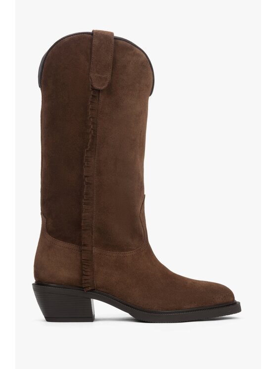 Estro Estro Kovbojská obuv ER00118377 Hnědá