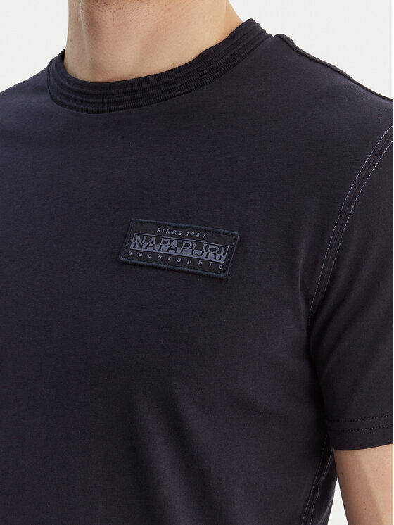 Napapijri Napapijri T-Shirt S-Amundsen NP0A4IN8 Granatowy Regular Fit
