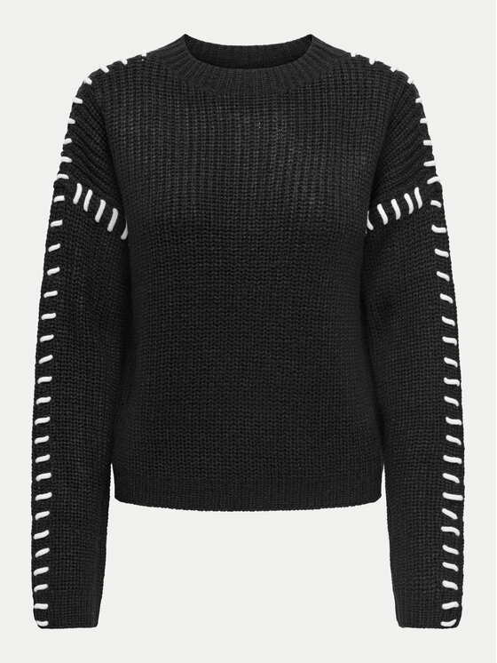 JDY JDY Džemper Rosella 15329787 Crna Regular Fit