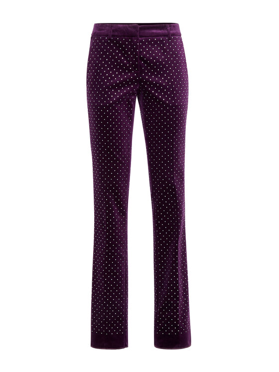 PHILIPP PLEIN PHILIPP PLEIN Pantaloni di tessuto 2943 Viola Flare Fit