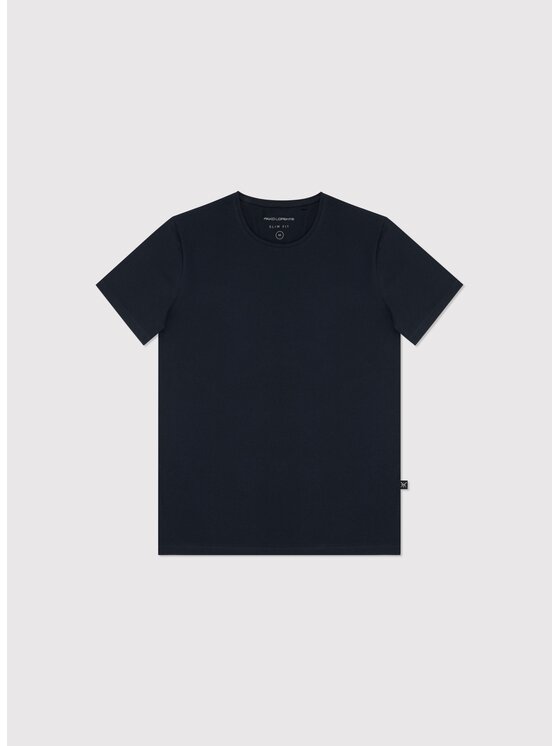 Pako Lorente Pako Lorente T-Shirt P000B-TT-002 Granatowy Slim Fit