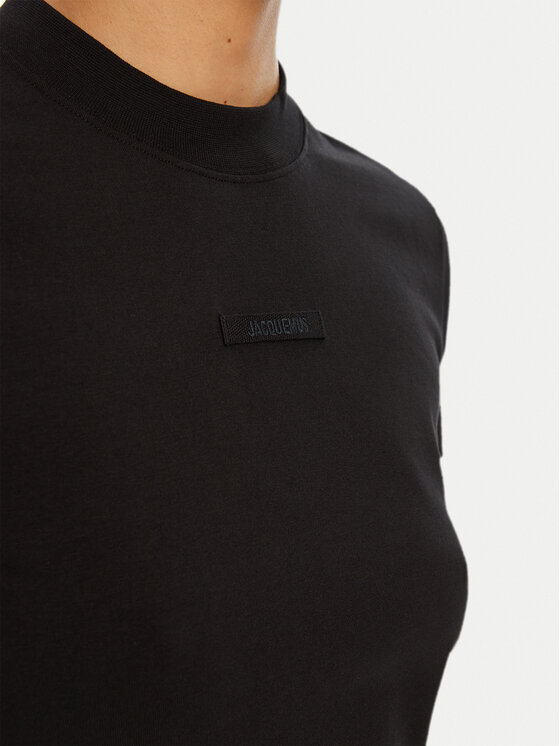JACQUEMUS JACQUEMUS T-Shirt 24E241JS133 Černá Regular Fit
