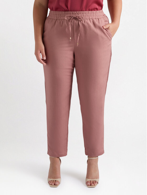 Fiorella Rubino Fiorella Rubino Pantaloni di tessuto P142T004862N006 Rosa Regular Fit