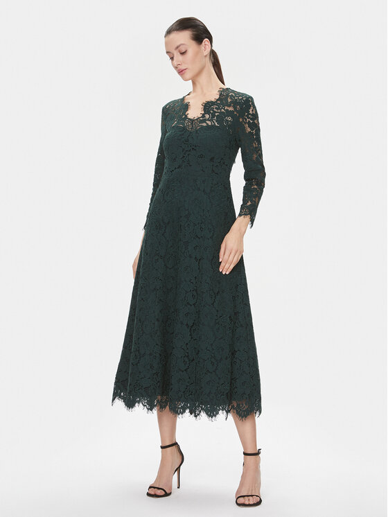 IVY OAK IVY OAK Coctailkleid Madeleine IO1100X7772 Grün Regular Fit
