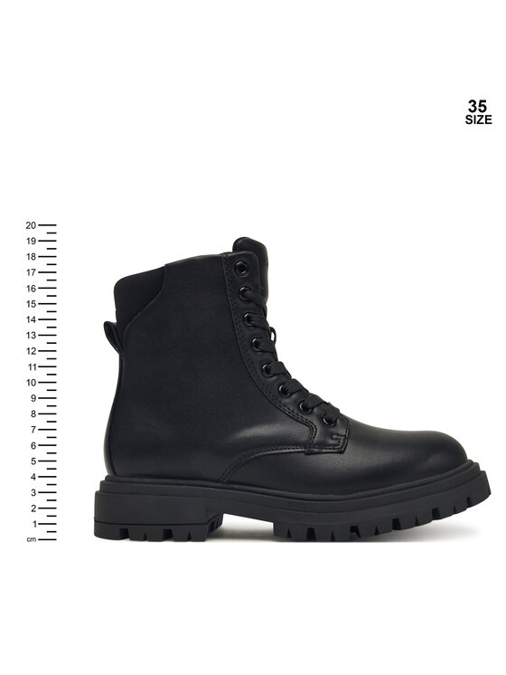 Calvin Klein Calvin Klein Bakancs Lace Up Bootie V3A5-83120-1464 D Fekete