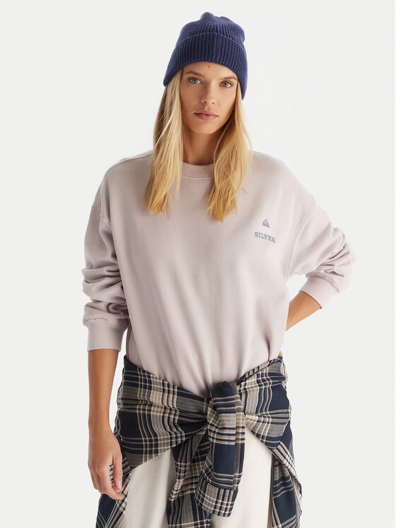 Quiksilver Quiksilver Bluza EQWFT03188 Fioletowy Oversize