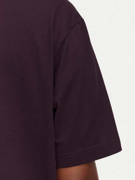 Lacoste Lacoste Тишърт TF7215 Бордо Regular Fit
