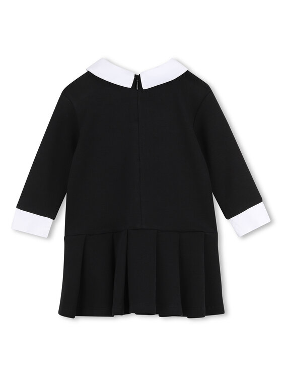 Karl Lagerfeld Kids Karl Lagerfeld Kids Kleid für den Alltag Z31291 S Schwarz Regular Fit