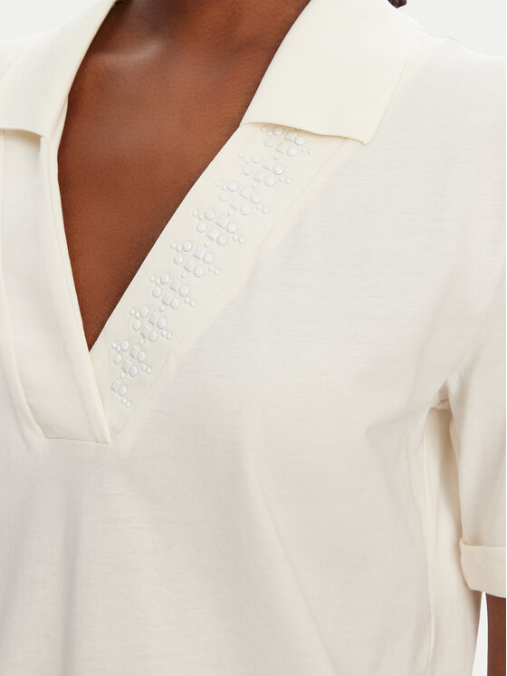 Liu Jo Sport Liu Jo Sport T-shirt TA5187 J6308 Bianco Relaxed Fit