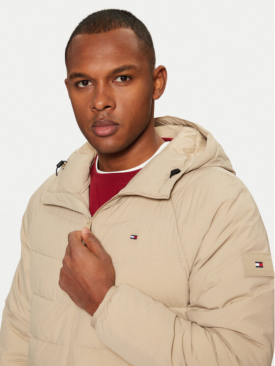 Tommy Hilfiger Tommy Hilfiger Зимно яке MW0MW37641 Бежов Regular Fit