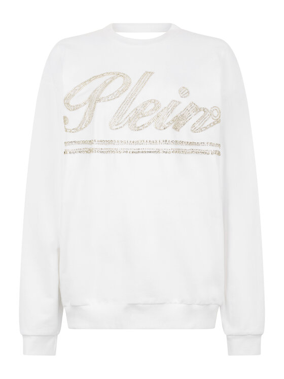 PHILIPP PLEIN PHILIPP PLEIN Bluza 29016 Biały Regular Fit