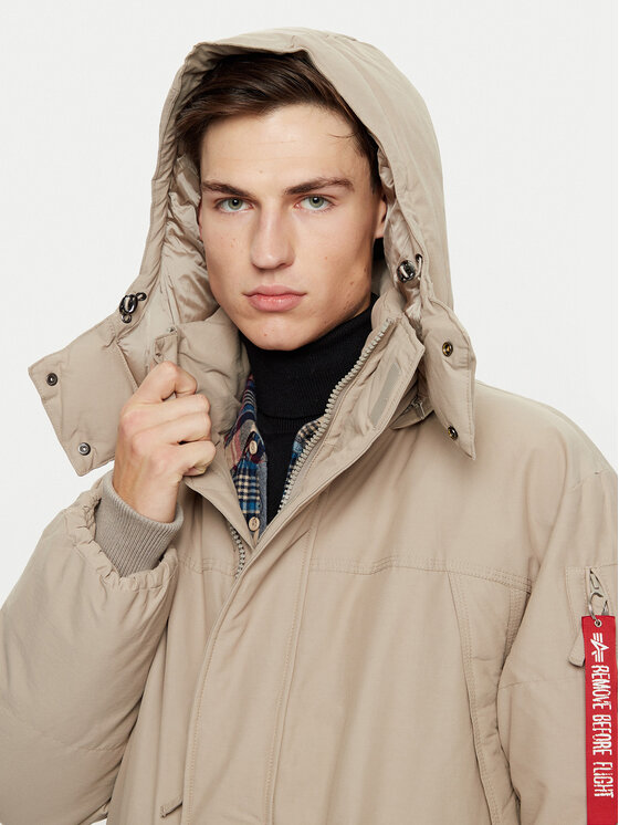 Alpha Industries Alpha Industries Parka 148124 Brązowy Regular Fit