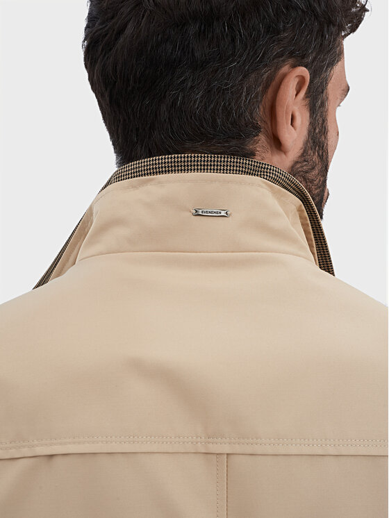 Evenemen Evenemen Płaszcz zimowy LEONE CAMEL Beżowy Slim Fit