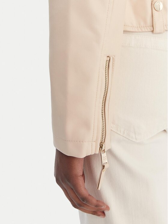 Rinascimento Rinascimento Яке от имитация на кожа CFC0124666003 Бежов Regular Fit